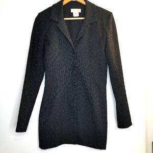 Vintage X:S Clothing black long blazer Size S